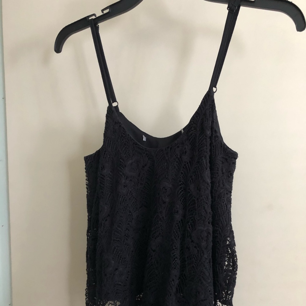 Black Knitted Top Size Small